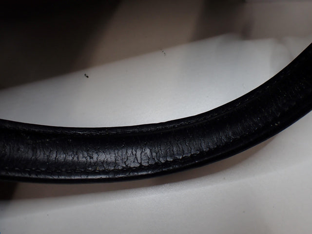 Hermes Kelly 32 Retourne 1977 Black Box Leather Gold Hardware With Strap