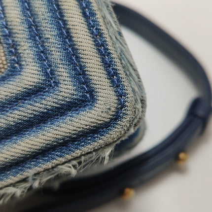 Chanel Le Boy Bag Small Denim Patchwork Gold Hardware 2014-15
