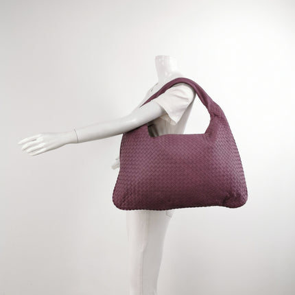 Bottega Veneta Veneta Hobo Lilac Lavender Purple Maxi 52cm
