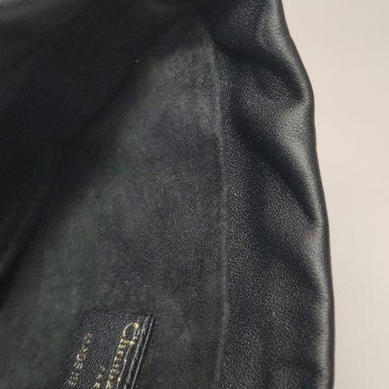 Lady Dior Milly Mini Black Lambskin Two Way Carry Bag