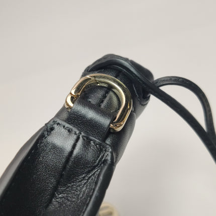Lady Dior Milly Mini Black Lambskin Two Way Carry Bag
