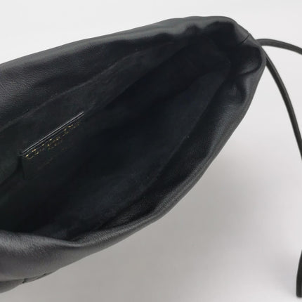 Lady Dior Milly Mini Black Lambskin Two Way Carry Bag