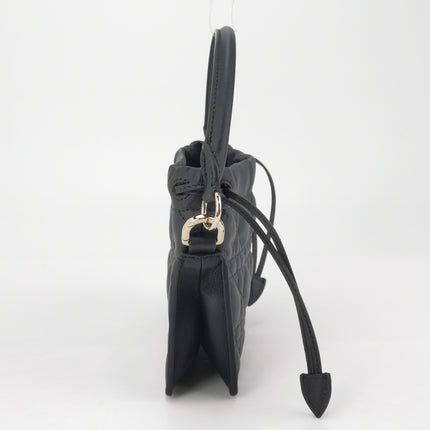 Lady Dior Milly Mini Black Lambskin Two Way Carry Bag