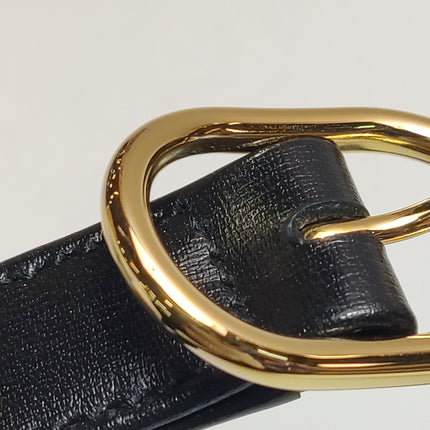 Gucci Jackie 1961 Black Leather Bag Small Gold Piston Lock