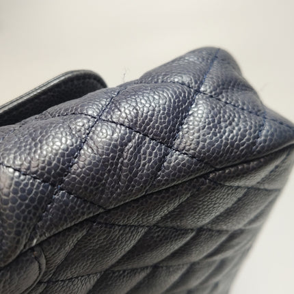 Chanel Paris Limited Small Navy Caviar Leather Gold Hardware 2015-16