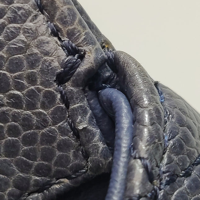 Chanel Paris Limited Small Navy Caviar Leather Gold Hardware 2015-16