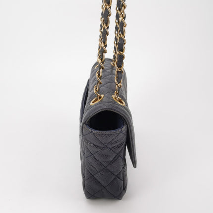 Chanel Paris Limited Small Navy Caviar Leather Gold Hardware 2015-16