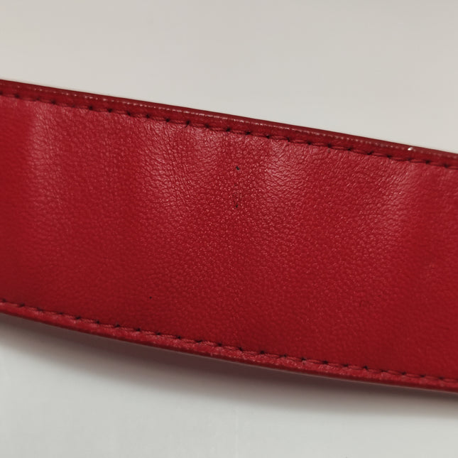 Lady Dior Small My Abcdior Red Lambskin Cannage Leather Gold Hardware