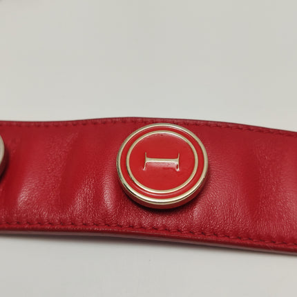 Lady Dior Small My Abcdior Red Lambskin Cannage Leather Gold Hardware
