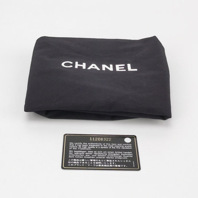 Chanel Cambon Multi-pocket Ligne Reporter Bag Medium Navy Calfskin Leather