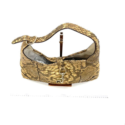 Gucci Jackie Vintage Camel Python Leather Rare