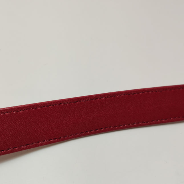 Lady Dior Large Bag Red Lambskin Cannage Leather Silver Hardware