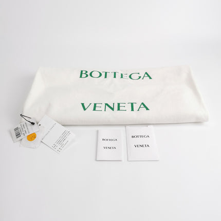 Sac à main en cuir Bottega Veneta Andiamo moyen en cuir et denim Intrecciato marine