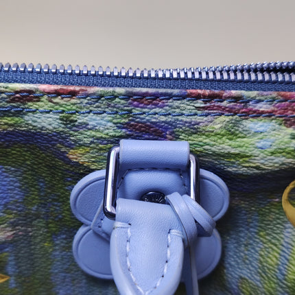 Louis Vuitton x Jeff Koons Speedy 30 Monet Water Lilies Top Handle Bag