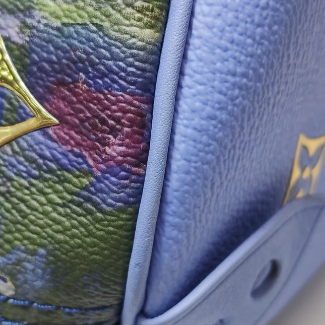 Louis Vuitton x Jeff Koons Speedy 30 Monet Water Lilies Top Handle Bag