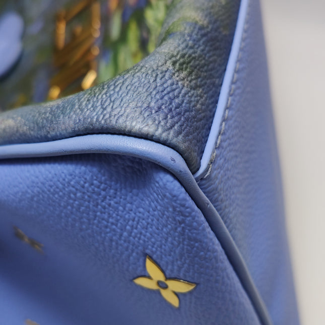 Louis Vuitton x Jeff Koons Speedy 30 Monet Water Lilies Top Handle Bag