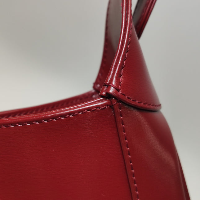 Gucci Jackie 1961 Red Burgundy Leather Bag Small Shoulder Bag