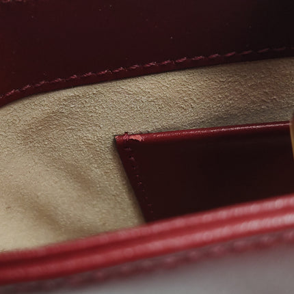 Gucci Jackie 1961 Mini Red Burgundy Leather Bag