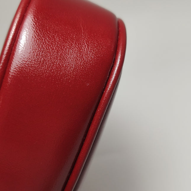 Gucci Jackie 1961 Mini Red Burgundy Leather Bag
