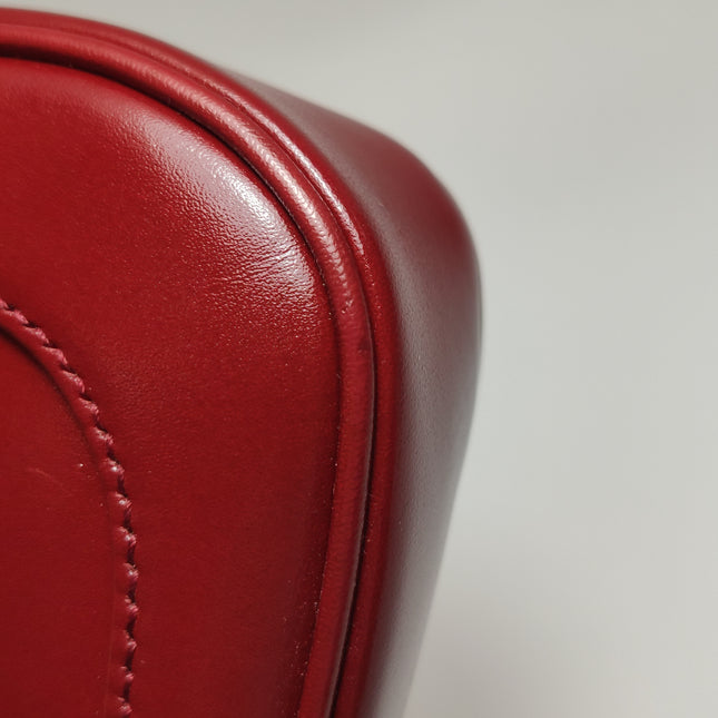 Gucci Jackie 1961 Mini Red Burgundy Leather Bag