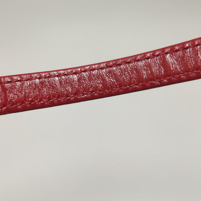 Gucci Jackie 1961 Mini Red Burgundy Leather Bag
