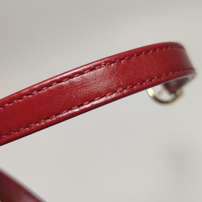 Gucci Jackie 1961 Mini Red Burgundy Leather Bag
