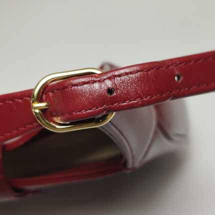 Gucci Jackie 1961 Mini Red Burgundy Leather Bag