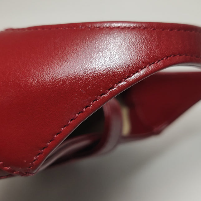 Gucci Jackie 1961 Mini Red Burgundy Leather Bag
