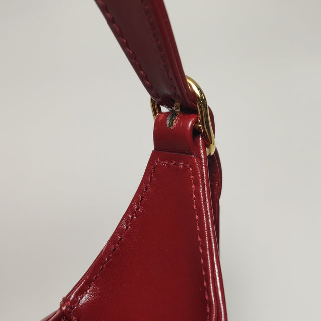 Gucci Jackie 1961 Mini Red Burgundy Leather Bag