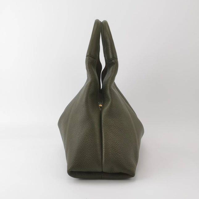 Gucci Softbit Maxi Shoulder Bag Olive Green Calfskin Leather 2024