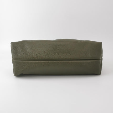 Sac à bandoulière Gucci Softbit Maxi en cuir de veau vert olive 2024