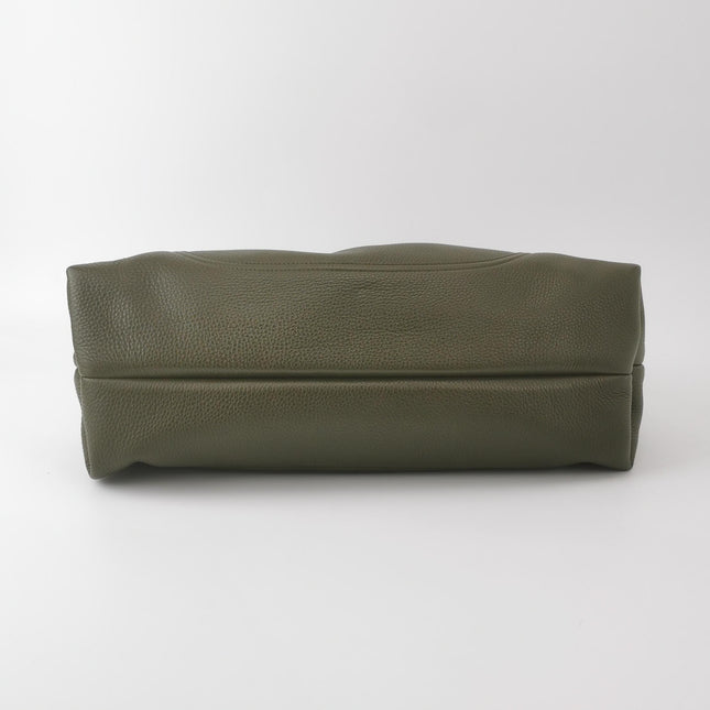 Gucci Softbit Maxi Shoulder Bag Olive Green Calfskin Leather 2024