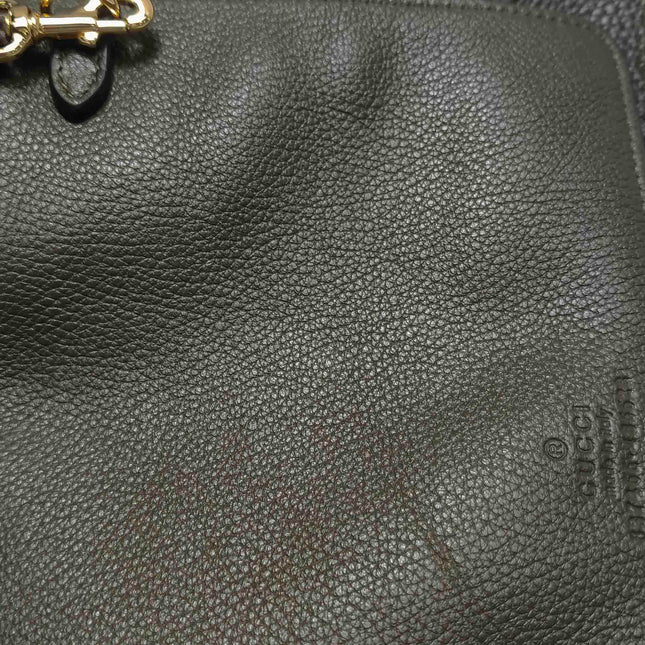 Gucci Softbit Maxi Shoulder Bag Olive Green Calfskin Leather 2024
