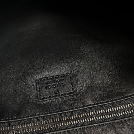 Gucci Jackie 1961 Grand modèle Cuir de veau noir avec longue bandoulière