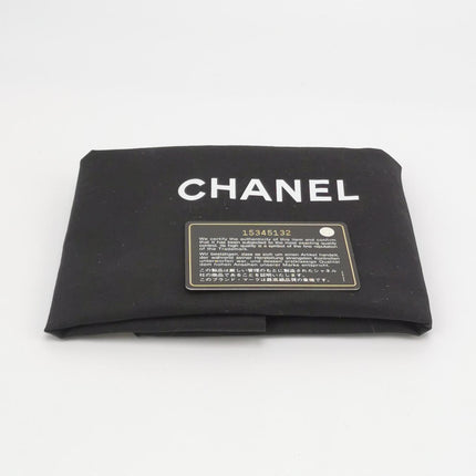 Chanel Classic Flap Jumbo 2011 Black Caviar Leather Double Flap Gold Hardware