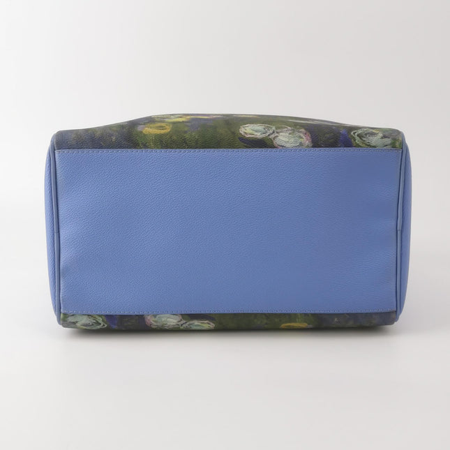 Louis Vuitton x Jeff Koons Speedy 30 Monet Water Lilies Top Handle Bag