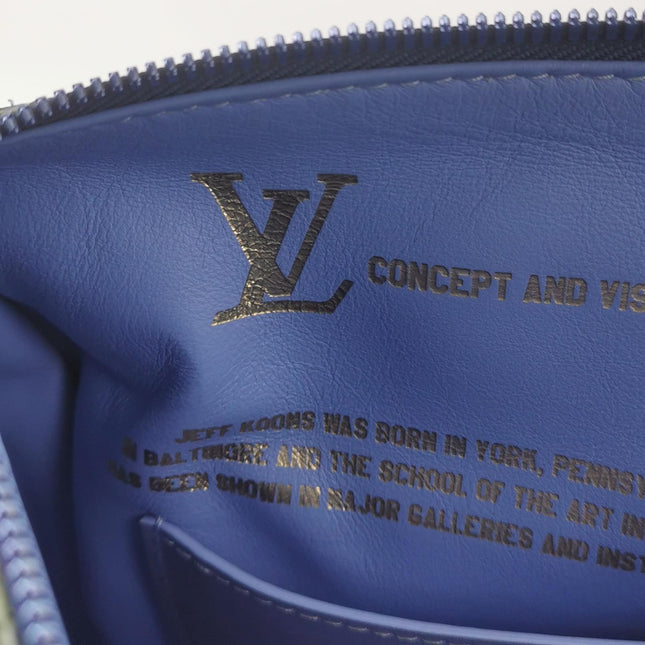 Louis Vuitton x Jeff Koons Speedy 30 Monet Water Lilies Top Handle Bag
