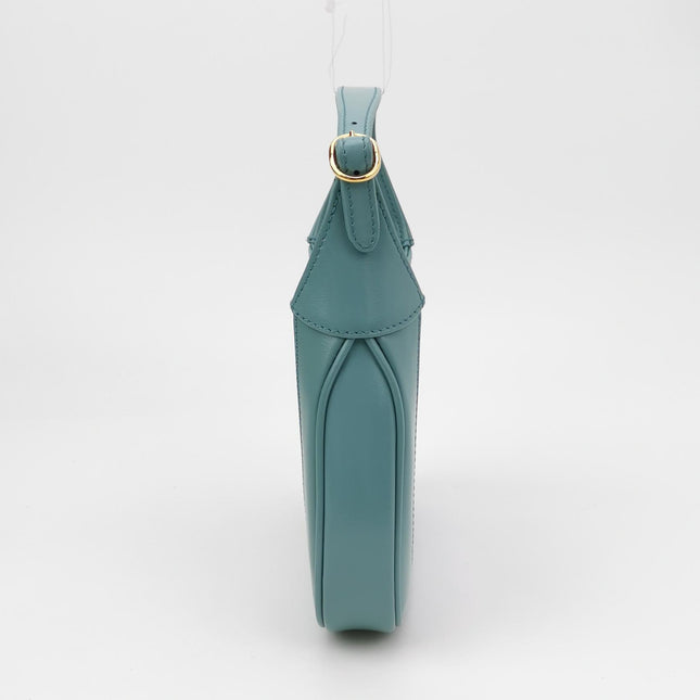 Gucci Jackie 1961 Mini Blue Leather Bag with Adjustable Strap