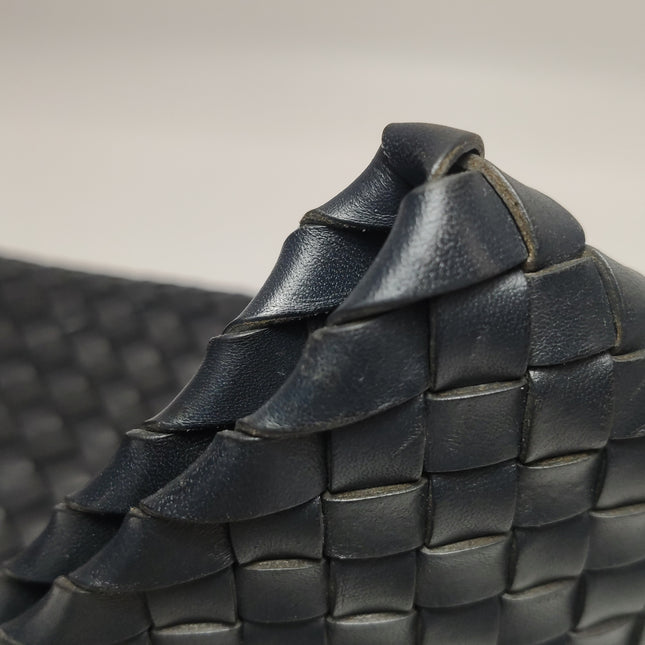 Bottega Veneta Cabat Large Intreccio Leather Tote Bag Black 40cm