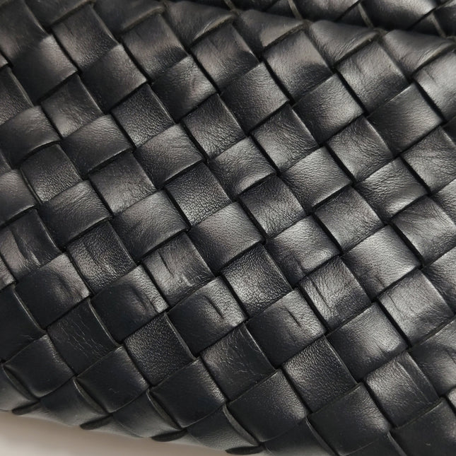 Bottega Veneta Cabat Large Intreccio Leather Tote Bag Black 40cm