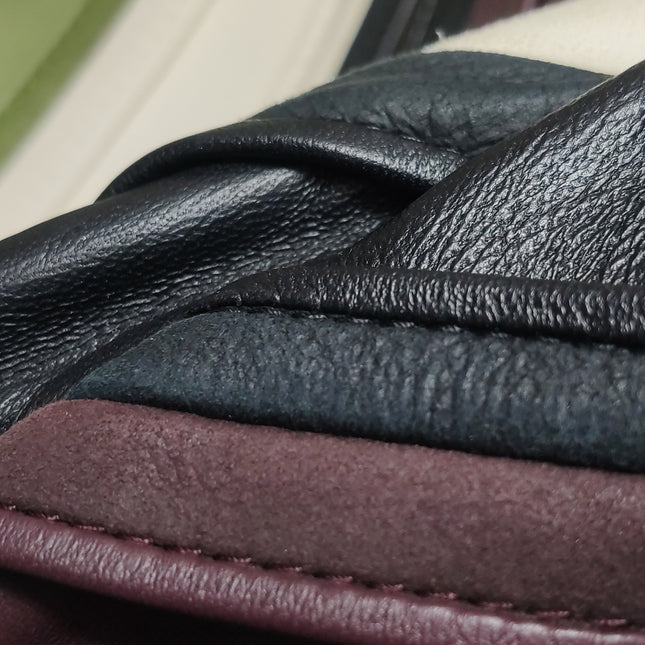 Bottega Veneta Hop Large Stripe Leather Hobo Bag 54cm