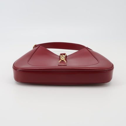 Gucci Jackie 1961 Red Burgundy Leather Bag Small Shoulder Bag