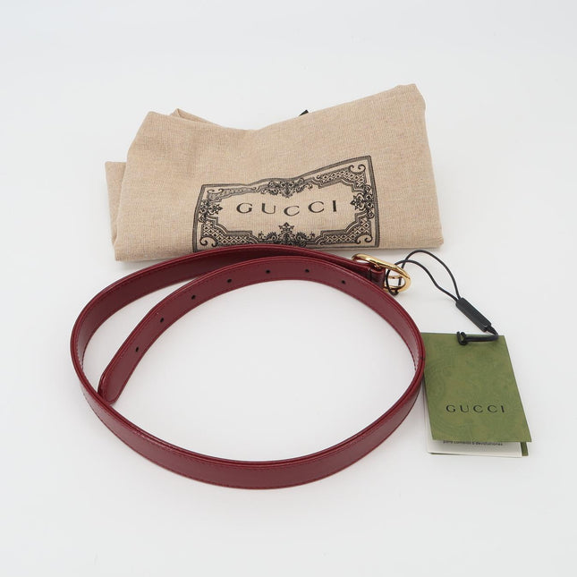 Gucci Jackie 1961 Red Burgundy Leather Bag Small Shoulder Bag