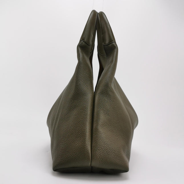 Gucci Softbit Maxi Shoulder Bag Olive Green Calfskin Leather 2024