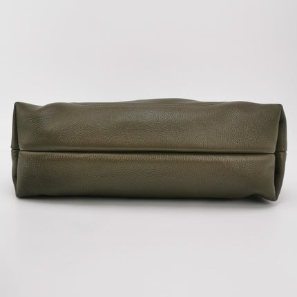 Gucci Softbit Maxi Shoulder Bag Olive Green Calfskin Leather 2024