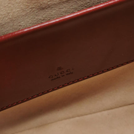 Gucci Jackie 1961 Mini Red Burgundy Leather Bag
