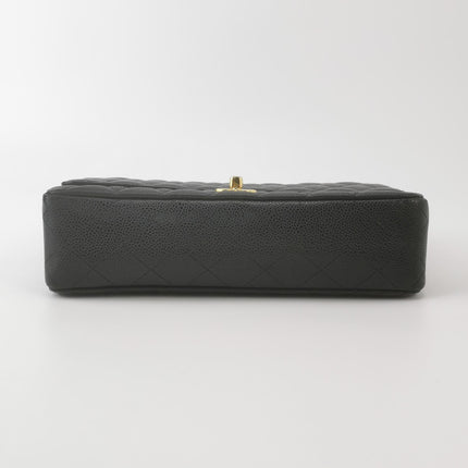 Chanel Classic Flap Medium 2014 Black Caviar Leather Gold Hardware