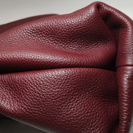 Gucci Softbit Maxi Shoulder Bag Burgundy Calfskin Leather 2024