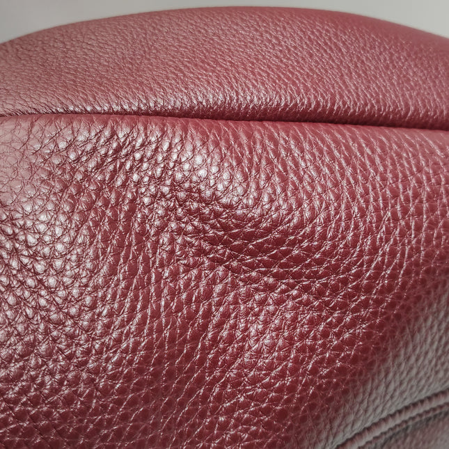 Gucci Softbit Maxi Shoulder Bag Burgundy Calfskin Leather 2024