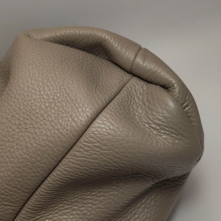Gucci Softbit Maxi Shoulder Bag Beige Calfskin Leather